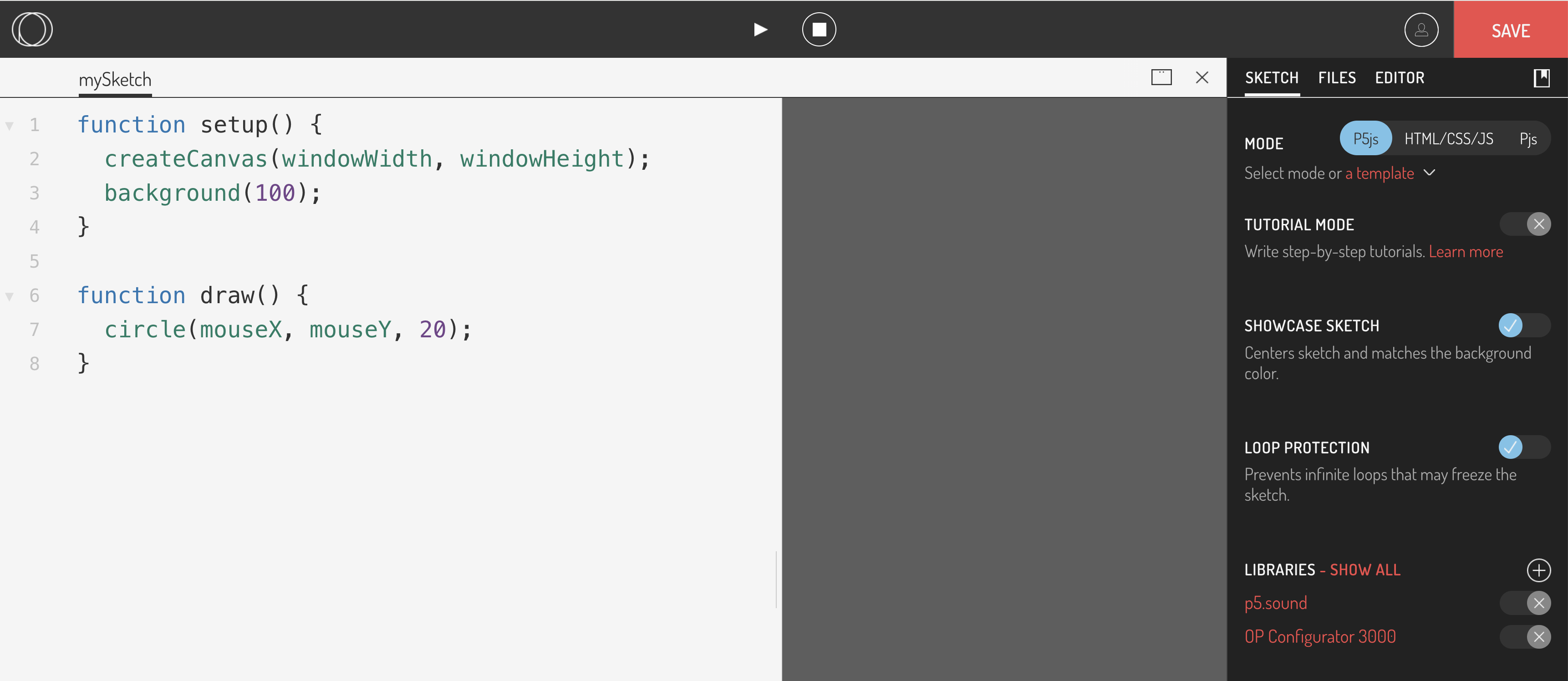 web editor